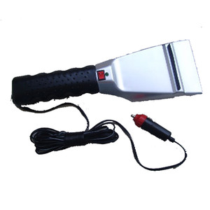 Vente en gros Portable DC 12v électrique chauffé voiture <span class=keywords><strong>pare</strong></span>-<span class=keywords><strong>brise</strong></span> déneigeur <span class=keywords><strong>grattoir</strong></span> à glace avec poignée souple - Product Image 1