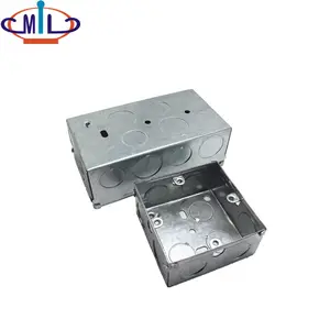 Hot Dip Galvanized Steel European Electrical Wall Boxes