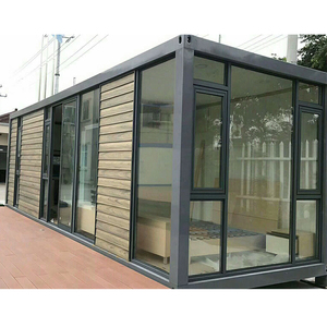 Casas prefabricadas modulares con marco de metal, contenedor de envío, casa aislada de techo plano gable prefabricada para Dubái - Product Image 5