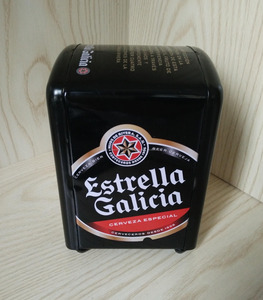 Estrella Galicia negro sostenedor de la servilleta con el acrílico beer forma Holder menú - Product Image 3