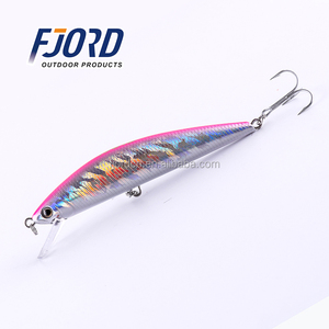 FJORD 120mm Minnow Lure anzuelo triple lentejuelas de Metal aparejos de pesca para carpa y <span class=keywords><strong>besugo</strong></span> en Río y Lago señuelo de cuchara de pesca dura - Product Image 2