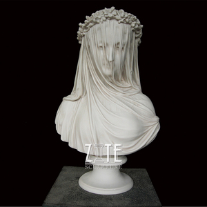 Extérieur, grande sculpture de buste de jd'<span class=keywords><strong>arc</strong></span> - Product Image 4