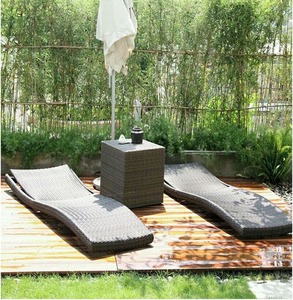 Ghế Tựa Mây Liễu Gai Bằng Nhựa PE Màu Nâu Dùng Ngoài Trời Có Thể Gập Lại Sang Trọng - Product Image 4