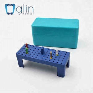 GLIN 72 حفرة صندوق قابل للأوتوكلاف الأسنان إندو صندوق ملفات FG الماس حامل الأزيز - Product Image 4