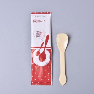 Cuchara de plástico desechable para helado, cucharilla de plástico individual para helado - Product Image 4