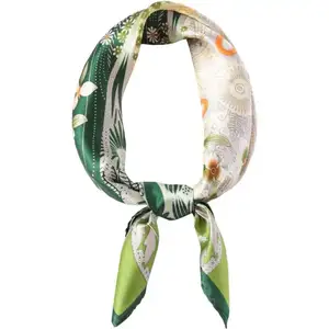 Fashion Printing Silk Ribbon Craft Women Bow Tie Headband Handbag Sandals Scarf