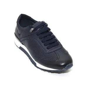 New Design Fashion Casual Shoes Sneakers Breathable Hole Shoes Men Genuine Leather Sport Shoes