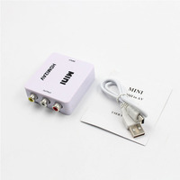 Convertisseur Audio/vidéo rapide, format Mini 1080p RCA vers hdmi 2av, pour PC portable, Xbox, PS4, TV, STB, caméra VCR, DVD, haute vitesse, nouveau