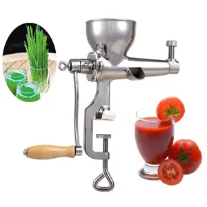 Uso doméstico mão extrator de suco espremedor de batata pepino tomate juicer da grama do trigo