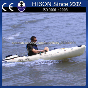 hison 152cc 4 tiempos de fibra de vidrio de chorro en canoa pesca en kayak - Product Image 1