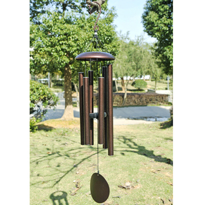 Carillon a Vento da Parete in Metallo Rame <span class=keywords><strong>Antico</strong></span>, 36 Pollici, Resistente alle Intemperie, 6 Tubi, Decorazione per Casa e Giardino - Product Image 5