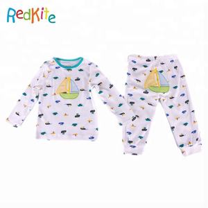 Nuovo ricamato morbido 100 cotone a manica lunga unisex newborn baby boy vestiti della ragazza pantaloni abbigliamento <span class=keywords><strong>set</strong></span> regalo - Product Image 3