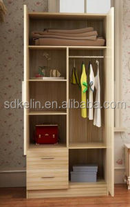 Nouveau style en bois panneau de porte coulissante <span class=keywords><strong>armoire</strong></span> pour chambre à coucher - Product Image 3