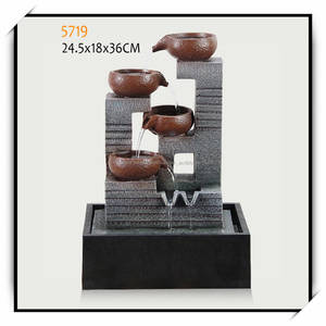 2017 Resina Pequeña cabeza de león Fuente de Interior - Product Image 6