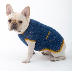 Ropa de Punto para <span class=keywords><strong>Perro</strong></span> Estilo Marinero con Bolsillo - Product Image 1