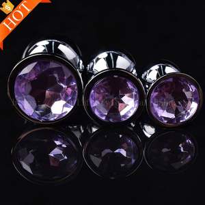 Gratis Aangepaste Doos-Nieuw Ontwerp Mannelijke Kuisheid Vrouw 1 Stuks Of 3 Stuks 1Set Metalen Roestvrij Staal Zilveren Butt Plugs - Product Image 2