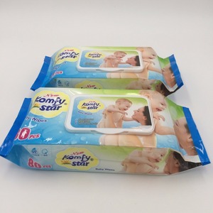 Komfy étoiles bébé lingettes 80 pcs avec couvercle bébé papier - Product Image 4