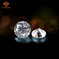 E F G H sans couleurs VVS 6.5mm, 1 cartouche, faux diamants, lancanite ample, de haute qualité