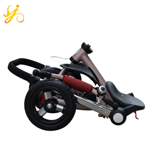 2018 yeni model katlanabilir bebek <span class=keywords><strong>3</strong></span> tekerlek trike araba/çocuklar büyük tekerlek trike/ride on oyuncak çocuk arabası trike - Product Image 6