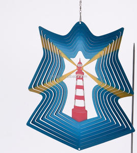 Molinillo de Viento 3D de Acero Inoxidable - Corte Láser de <span class=keywords><strong>Faro</strong></span> - Product Image 1