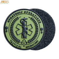 Patch personnalisé 3D en PVC, 50 pièces, Badge de marque, nom, en caoutchouc, souple