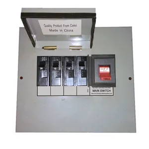 Panel bord 4 way mcb verteilung box mit haupt schalter elektrische ausrüstungen liefert