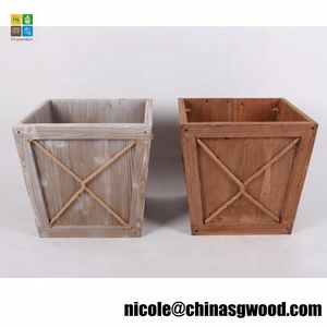 Herramienta de jardín carretilla de madera carro de heno/<span class=keywords><strong>maceta</strong></span> de madera para jardín - Product Image 6