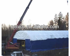 ที่พักพิงอุตสาหกรรมโรงเก็บเครื่องบินเต็นท์คลังสินค้าอาคารผ้า - Product Image 5