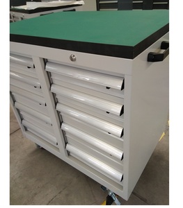 mobile robust metal tool chest garage storage cabinet