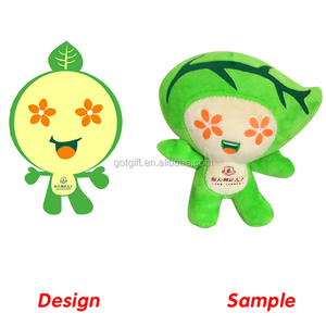 Belle enfants doux poupée mignon de bande dessinée en peluche en peluche jouet personnalisé - Product Image 6