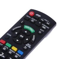 Control Remoto de Repuesto para Televisor Inteligente LED Panasonic N2QAYB000572 N2QAYB000487, Código Fijo, Infrarrojo, Material ABS, Negro
