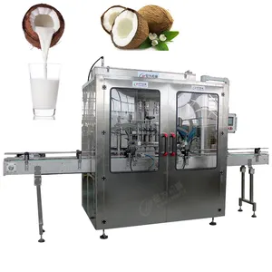 De noix de coco automatique machine de remplissage de lait, lait de coco remplissage ligne de production