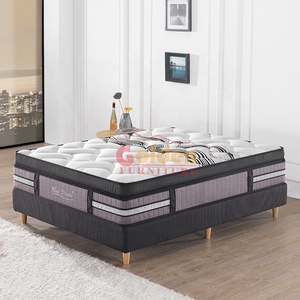 Dormitorio Muebles para el hogar Espuma viscoelástica 5 zonas Colchón <span class=keywords><strong>de</strong></span> muelles <span class=keywords><strong>de</strong></span> bolsillo hipoalergénico <span class=keywords><strong>de</strong></span> lujo Comprimido Enrollar en una caja - Product Image 2