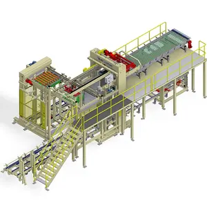 Máquina despaletizadora de botellas vacías de alta velocidad completamente automática para embalaje