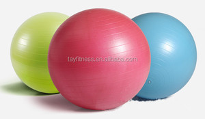 Comercio al por mayor anti explosión anti-estrés en casa <span class=keywords><strong>yoga</strong></span> PVC 65 cm pelota de pilates con logotipo personalizado - Product Image 2