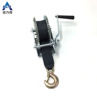 Torno de mano de acero inoxidable mini manual cable extractor de la mano del cabrestante con freno