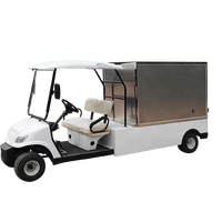 Camionnette utilitaire électrique 2 places personnalisée avec moteur DC 24 km/h pour livraison de marchandises à vendre