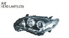 トヨタカローラ2011中国モデル南アフリカモデル自動車用ヘッドランプヘッドライトLED VICCSAUTO