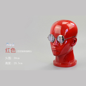 XINJI หัวหุ่นนางแบบนางแบบหัวกระจกสีแดง,สินค้าขายดี - Product Image 1