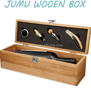 Tùy Chỉnh Thiết Kế Chai Rượu Tre Hộp Quà Tặng Với Phụ Kiện - Product Image 3