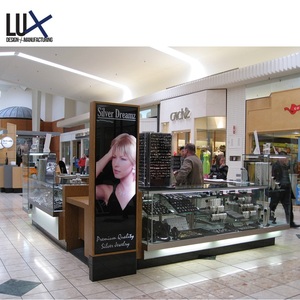 Tùy chỉnh thực hiện nóng bán tùy chỉnh vòng cổ trang sức cao cấp bằng gỗ trung tâm mua sắm ngoài trời bán lẻ <span class=keywords><strong>kiosk</strong></span> để bán - Product Image 4