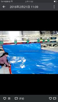 Machine à souder les toiles de tente en PVC pe, bâche à Air chaud, vitesse rapide, v
