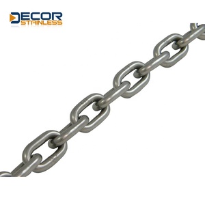Cadena de Eslabones Soldados de Acero Inoxidable 316/304/Acero con Acabado Galvanizado o Galvanizado en Caliente <span class=keywords><strong>para</strong></span> Protección de Neumáticos DIN766 DIN763 - Product Image 1