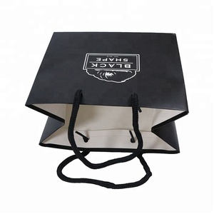 Flexo impresión colorida de <span class=keywords><strong>la</strong></span> imagen <span class=keywords><strong>restaurante</strong></span> compras embalaje bolsa de papel asa de <span class=keywords><strong>cuerda</strong></span> - Product Image 2