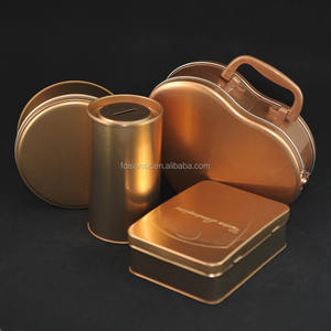 Boîtes métalliques en cuivre pour les emballages alimentaires, emballages de boîtes cadeaux, en étain, unités - Product Image 4