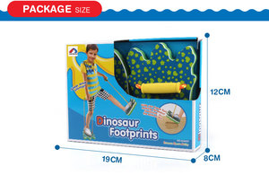 Chaussures de <span class=keywords><strong>marche</strong></span> en <span class=keywords><strong>sable</strong></span> avec empreintes de dinosaures pour enfants, jouet <span class=keywords><strong>d</strong></span>'extérieur avec corde - Product Image 2