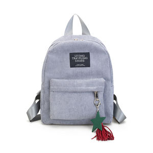 Venta al por mayor, nueva tendencia para adultos, mochila japonesa de pana de color sólido, <span class=keywords><strong>randoseru</strong></span> - Product Image 5
