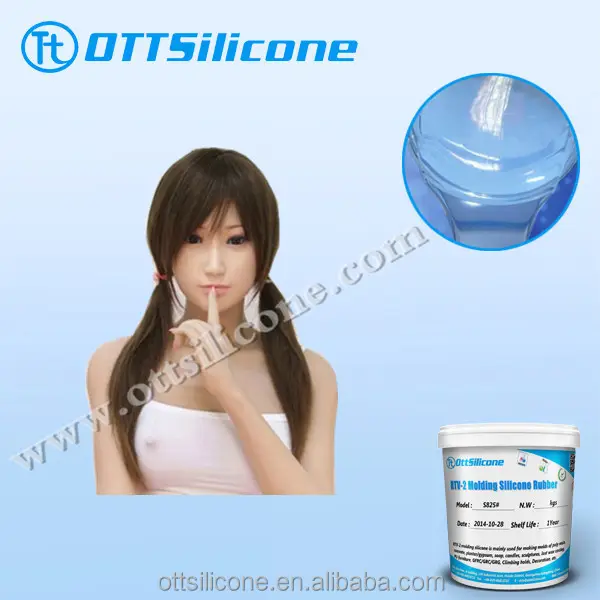 Medical grade life casting silicone rubber for penis/life like dolls