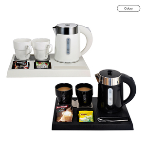 0.8L Spegnimento Automatico-off Albergo <span class=keywords><strong>Bollitore</strong></span> <span class=keywords><strong>Elettrico</strong></span> Maker Vassoio Tazza di Tè Set Con <span class=keywords><strong>Teiera</strong></span> - Product Image 5