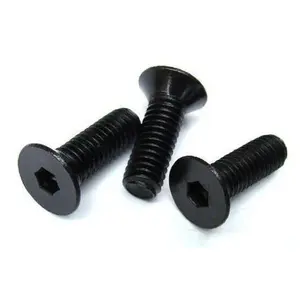 Flat head hex socket bolts 10.9 countersunk head screw